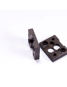 Płytka montażowa ze stali (dł. 50mm, szer. 40mm, śr. otworu 13mm i 6mm) | Mechanika Przemysłowa | Sklep Eshop Dopak 2