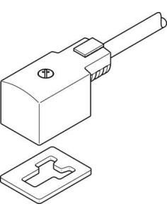 KMV-1-230AC-2,5 Gniazdo wtykowe z kablem | Przewody i Złącza | Eshop Dopak | Wszystko dla Przemysłu