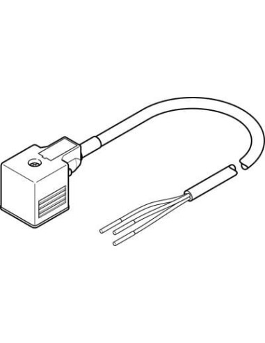 NEBV-A1W3F-P-K-0.6-N-LE3 Kabel łączący | Przewody i Złącza | Eshop Dopak | Wszystko dla Przemysłu