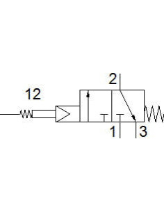 FVS-3-1/8 Zawór z prętem sprężystym | Pneumatyka | Eshop Dopak | Wszystko dla Przemysłu 2