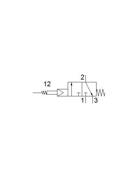 FVS-3-1/8 Zawór z prętem sprężystym | Pneumatyka | Eshop Dopak | Wszystko dla Przemysłu
