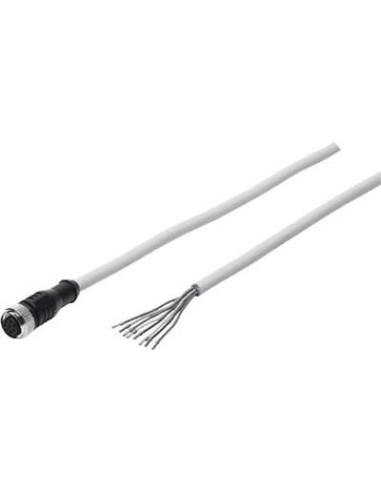 SIM-M12-8GD-15-PU Gniazdo wtykowe z kablem | Przewody i Złącza | Eshop Dopak | Wszystko dla Przemysłu
