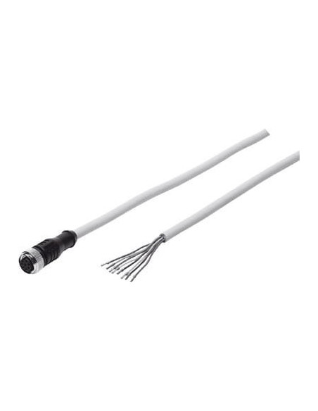 SIM-M12-8GD-15-PU Gniazdo wtykowe z kablem | Przewody i Złącza | Eshop Dopak | Wszystko dla Przemysłu
