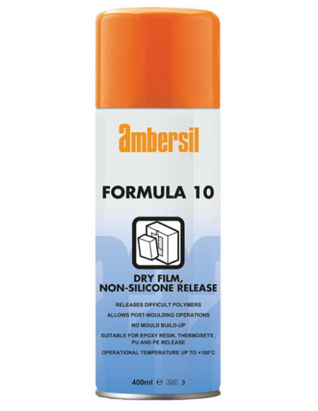 Formula 10, 31541, 400 ml, Ambersil, SUCHY FILM, NIESILIKONOWY ŚRODEK ODDZIELAJĄCY | Chemia techniczna | Eshop Dopak