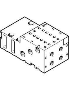 MHA2-PR2-5-M5 Blok przyłączeniowy | Pneumatyka | Eshop Dopak | Wszystko dla Przemysłu