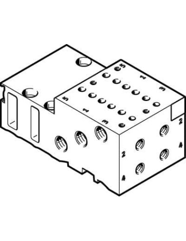 MHA2-PR2-5-M5 Blok przyłączeniowy | Pneumatyka | Eshop Dopak | Wszystko dla Przemysłu