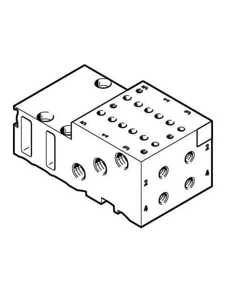 MHA2-PR2-5-M5 Blok przyłączeniowy | Pneumatyka | Eshop Dopak | Wszystko dla Przemysłu