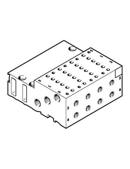 MHA2-PR4-5-M5 Blok przyłączeniowy | Pneumatyka | Eshop Dopak | Wszystko dla Przemysłu