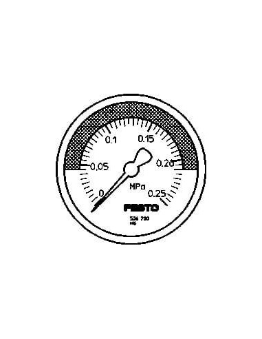 MA-50-0,25-R1/4-MPA-E-RG Manometr | Przyrządy Pomiarowe | Eshop Dopak | Wszystko dla Przemysłu
