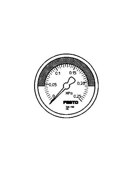 MA-50-0,25-R1/4-MPA-E-RG Manometr | Przyrządy Pomiarowe | Eshop Dopak | Wszystko dla Przemysłu