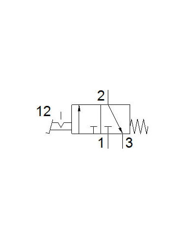 FPB-3-1/4 Zawór nożny z zapadką | Pneumatyka | Eshop Dopak | Wszystko dla Przemysłu