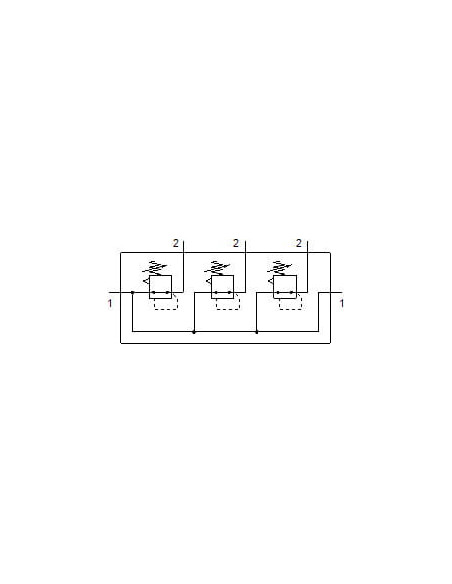 LRB-1/2-D-7-O-K3-MIDI Bateria regulatorów ciśnieni a | Pneumatyka | Eshop Dopak | Wszystko dla Przemysłu