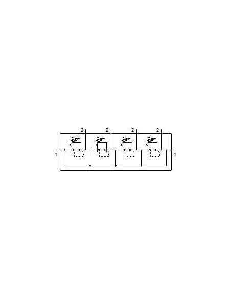 LRB-1/4-D-7-O-K4-MINI Bateria regulatorów ciśnieni a | Pneumatyka | Eshop Dopak | Wszystko dla Przemysłu