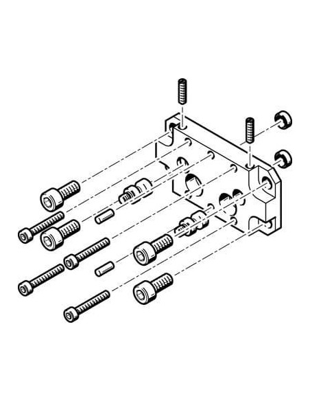 HAPG-58 Zespół adaptera | Pneumatyka | Eshop Dopak | Wszystko dla Przemysłu