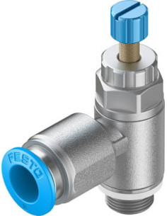 GRLA-1/8-QS-8-RS-D Zawór dławiąco-zwrotny | Hydraulika | Eshop Dopak | Wszystko dla Przemysłu