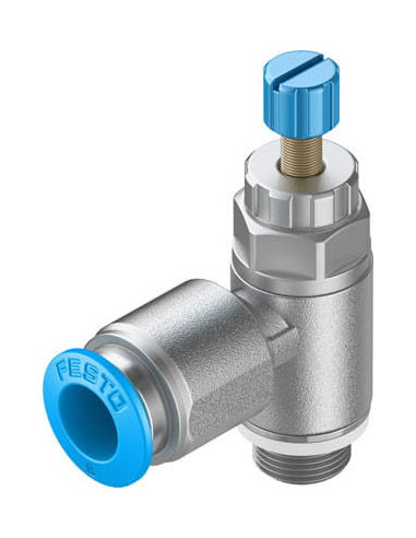 GRLA-1/8-QS-8-RS-D Zawór dławiąco-zwrotny | Hydraulika | Eshop Dopak | Wszystko dla Przemysłu