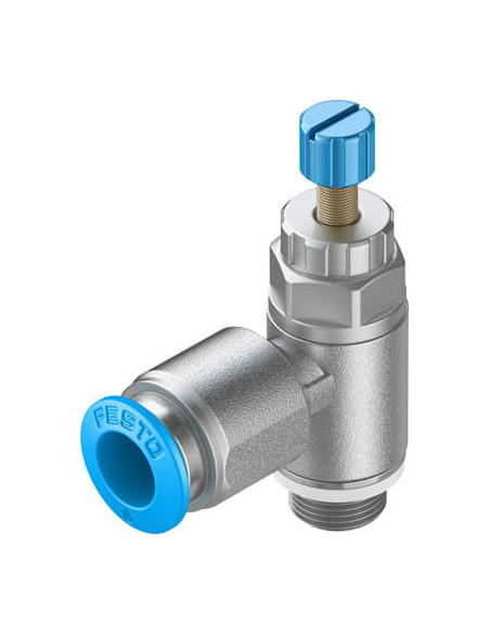 GRLA-1/8-QS-8-RS-D Zawór dławiąco-zwrotny | Hydraulika | Eshop Dopak | Wszystko dla Przemysłu