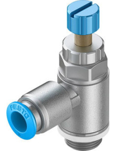 GRLA-1/4-QS-6-RS-D Zawór dławiąco-zwrotny | Hydraulika | Eshop Dopak | Wszystko dla Przemysłu