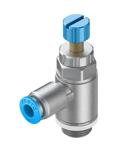GRLA-1/4-QS-8-RS-D Zawór dławiąco-zwrotny | Hydraulika | Eshop Dopak | Wszystko dla Przemysłu
