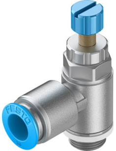 GRLA-1/4-QS-10-RS-D Zawór dławiąco-zwrotny | Hydraulika | Eshop Dopak | Wszystko dla Przemysłu