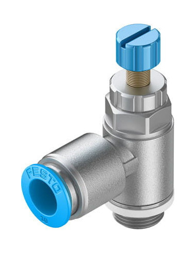 GRLA-1/4-QS-10-RS-D Zawór dławiąco-zwrotny | Hydraulika | Eshop Dopak | Wszystko dla Przemysłu