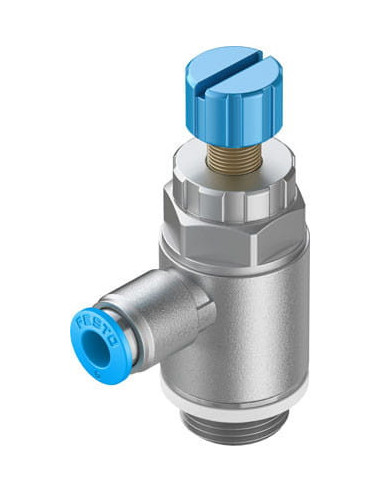 GRLA-3/8-QS-6-RS-D Zawór dławiąco-zwrotny | Hydraulika | Eshop Dopak | Wszystko dla Przemysłu
