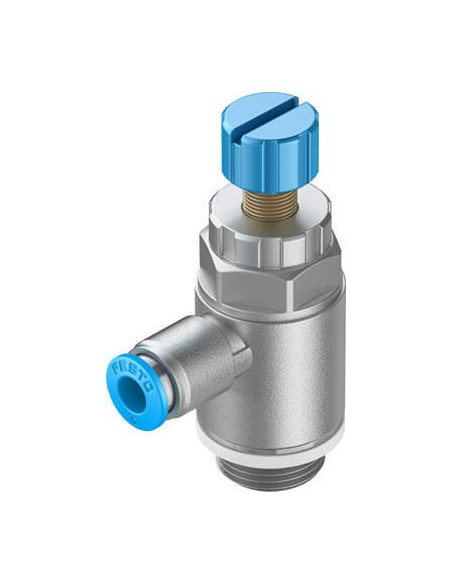 GRLA-3/8-QS-6-RS-D Zawór dławiąco-zwrotny | Hydraulika | Eshop Dopak | Wszystko dla Przemysłu