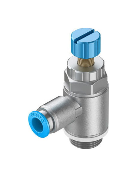 GRLA-3/8-QS-8-RS-D Zawór dławiąco-zwrotny | Hydraulika | Eshop Dopak | Wszystko dla Przemysłu