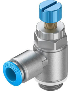 GRLA-3/8-QS-10-RS-D Zawór dławiąco-zwrotny | Hydraulika | Eshop Dopak | Wszystko dla Przemysłu