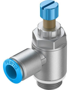 GRLA-1/2-QS-12-RS-D Zawór dławiąco-zwrotny | Hydraulika | Eshop Dopak | Wszystko dla Przemysłu