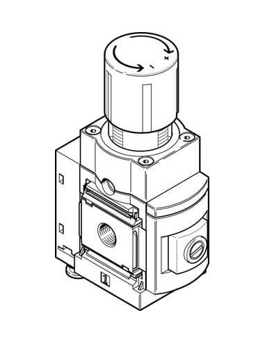 MS6-LRPB-1/2-D2-A8-BD Precyzyjny regulator ciśnien ia | Pneumatyka | Eshop Dopak | Wszystko dla Przemysłu