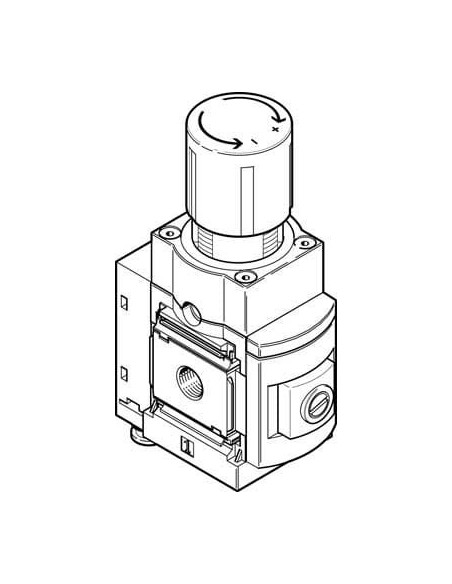 MS6-LRPB-1/2-D5-A8 Precyzyjny regulator ciśnienia | Pneumatyka | Eshop Dopak | Wszystko dla Przemysłu