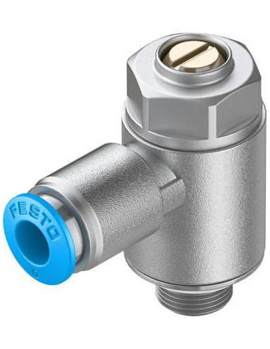 GRLA-1/8-QS-6-MF-D Zawór dławiąco-zwrotny | Hydraulika | Eshop Dopak | Wszystko dla Przemysłu
