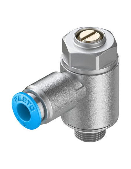 GRLA-1/8-QS-6-MF-D Zawór dławiąco-zwrotny | Hydraulika | Eshop Dopak | Wszystko dla Przemysłu