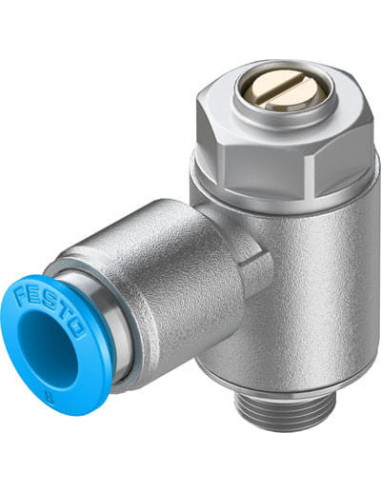 GRLA-1/8-QS-8-MF-D Zawór dławiąco-zwrotny | Hydraulika | Eshop Dopak | Wszystko dla Przemysłu