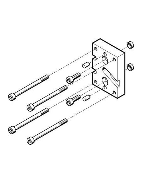 HAPG-SD2-25 Zespół adaptera | Pneumatyka | Eshop Dopak | Wszystko dla Przemysłu