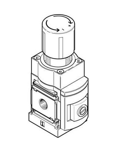 MS6-LRP-1/2-D5-A8 Precyzyjny regulator ciśnienia | Pneumatyka | Eshop Dopak | Wszystko dla Przemysłu
