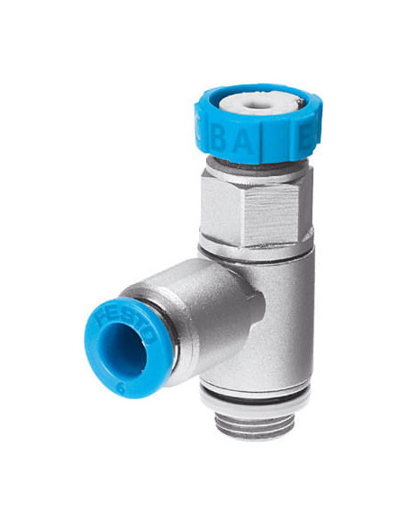 GRLSA-1/8-QS-6 Zawór dławiąco-zwrotny | Hydraulika | Eshop Dopak | Wszystko dla Przemysłu