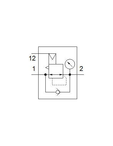 MS12-LR-G-PO Regulator ciśnienia | Pneumatyka | Eshop Dopak | Wszystko dla Przemysłu