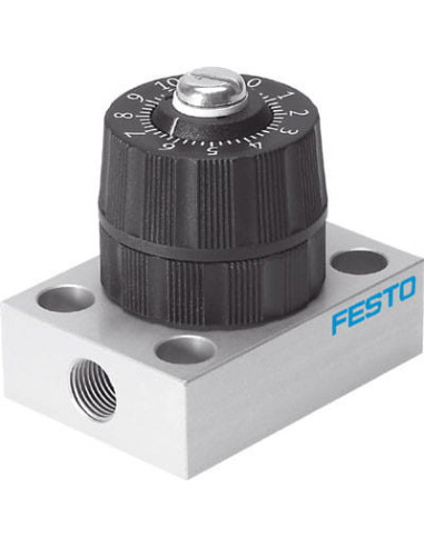 GRPO-160-1/8-AL Precyzyjny zawór dławiący | Hydraulika | Eshop Dopak | Wszystko dla Przemysłu