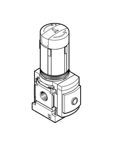 MS4-LR-1/8-D6-A8 Regulator ciśnienia | Pneumatyka | Eshop Dopak | Wszystko dla Przemysłu
