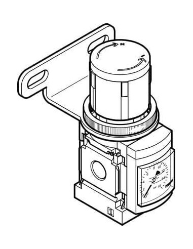 MS4-LR-1/8-D6-WR Regulator ciśnienia | Pneumatyka | Eshop Dopak | Wszystko dla Przemysłu