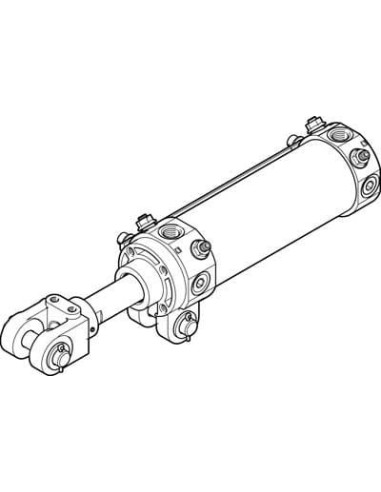 DWA-50-75-Y Siłownik z mocowaniem przegubowym | Pneumatyka | Eshop Dopak | Wszystko dla Przemysłu