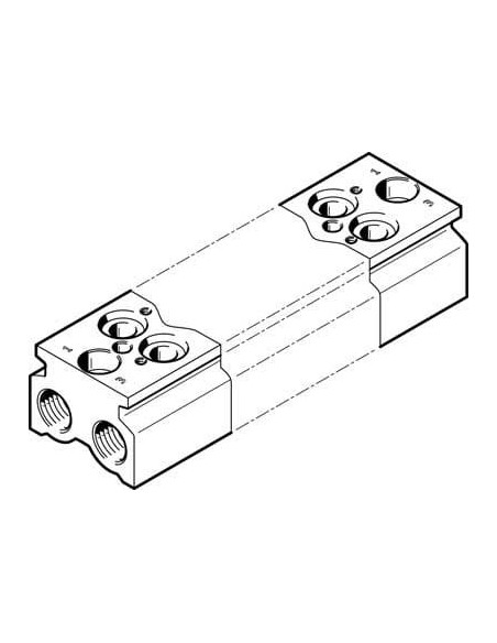 CPE18-3/2-PRS-3/8-10 Blok przyłączeniowy | Pneumatyka | Eshop Dopak | Wszystko dla Przemysłu