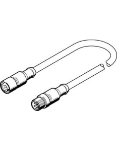 NEBV-M12G8-K-5-M12G4 Przewód łączący | Przewody i Złącza | Eshop Dopak | Wszystko dla Przemysłu