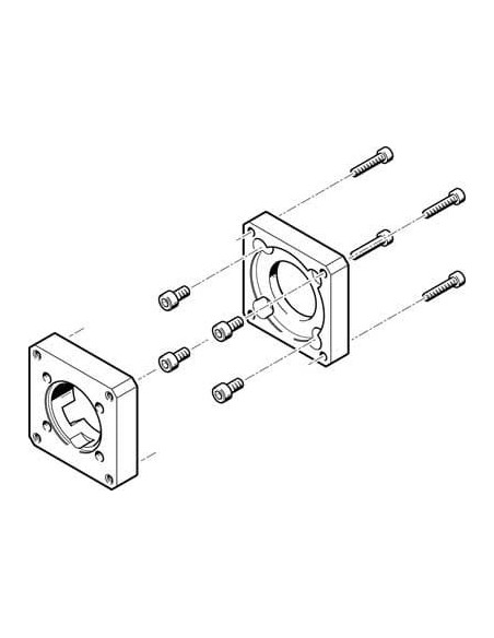 EAMF-A-38A-60G/H Kołnierz silnika | Elektryka | Eshop Dopak | Wszystko dla Przemysłu