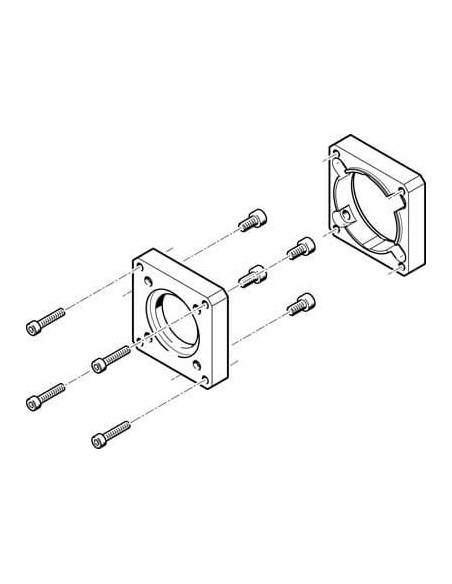 EAMF-A-48A-60G/H Kołnierz silnika | Elektryka | Eshop Dopak | Wszystko dla Przemysłu