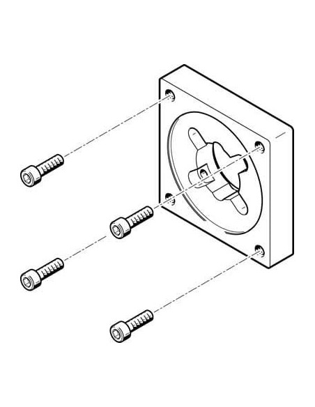 EAMF-A-38A-87A Kołnierz silnika | Elektryka | Eshop Dopak | Wszystko dla Przemysłu