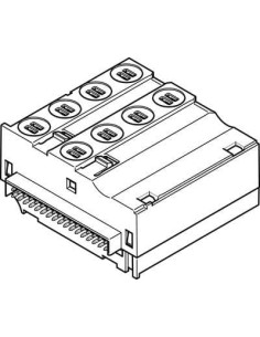 VMPAL-EVAP-10-1-4 Moduł łączący-elektryczny | Pneumatyka | Eshop Dopak | Wszystko dla Przemysłu