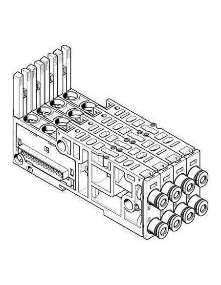 VMPAL-AP-4X10-QS6-2 Płyta przyłączeniowa | Pneumatyka | Eshop Dopak | Wszystko dla Przemysłu